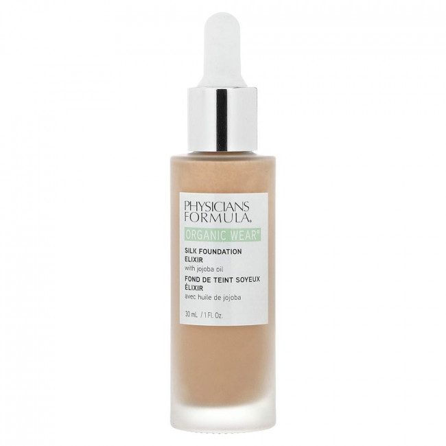 Physicians Formula, Organic Wear, эликсир для шелковой основы с жожоба, светлый, 30 мл (1 жидк. Унция)