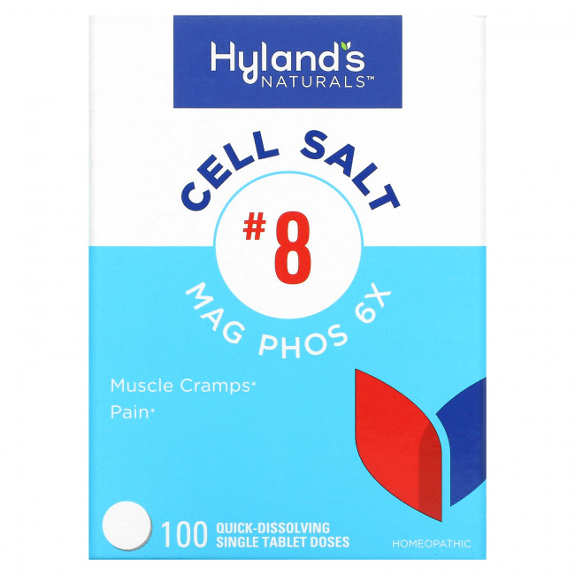 Hyland's, Cell Salt # 8, Mag Phos 6X, 100 быстрорастворимых таблеток Hyland's, Cell Salt # 8, Mag Phos 6X, 100 быстрорастворимых таблеток