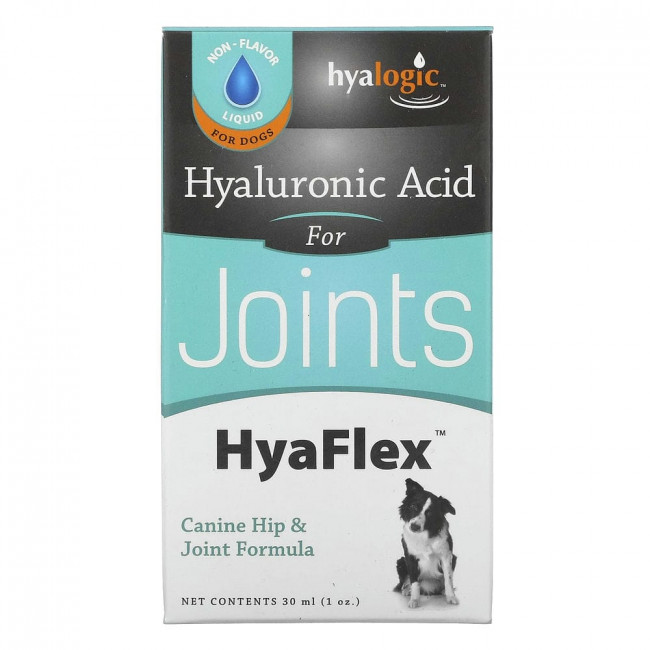 Hyalogic, HyaFlex, гиалуроновая кислота для здоровья суставов, для собак, 30 мл (1 унция) Hyalogic, HyaFlex, гиалуроновая кислота для здоровья суставов, для собак, 30 мл (1 унция)