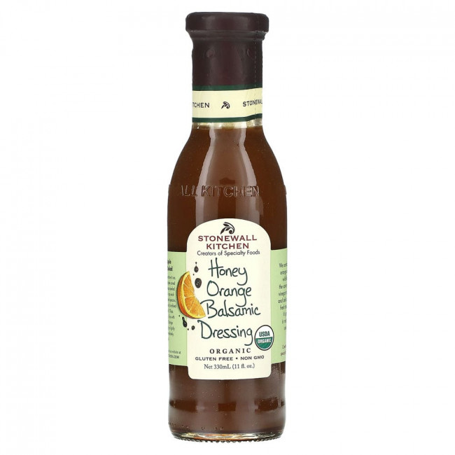 Stonewall Kitchen, Organic Honey Orange Balsamic Dressing, 11 fl oz (330 ml)