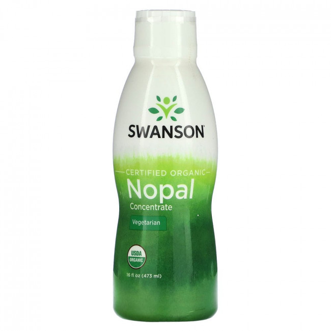 Swanson, Сертифицированный органический концентрат Nopal, 473 мл (16 жидк. Унций)