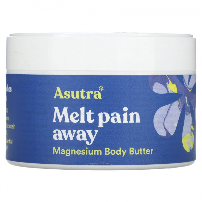 Asutra, Melt Away Pain, магниевое масло для тела, 7 унций (200 г) Asutra, Melt Away Pain, магниевое масло для тела, 7 унций (200 г)