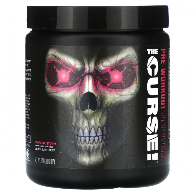 JNX Sports, The Curse, предтренировочный комплекс, тропический шторм, 250 г (8,8 унции) JNX Sports, The Curse, предтренировочный комплекс, тропический шторм, 250 г (8,8 унции)