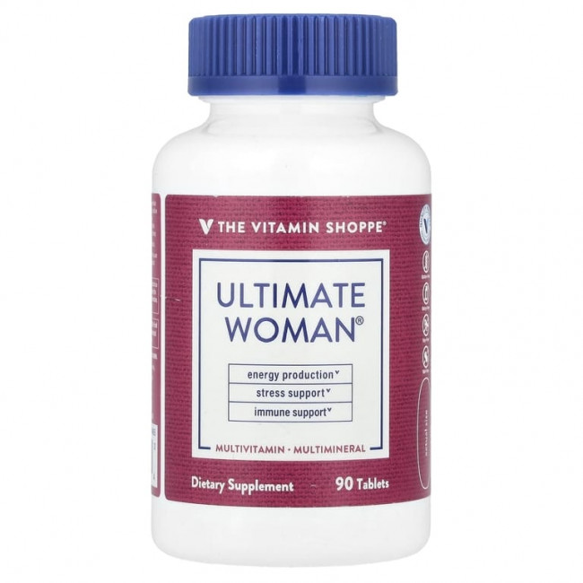 The Vitamin Shoppe, Ultimate Woman®, мультивитамины и мультиминералы, 90 таблеток The Vitamin Shoppe, Ultimate Woman®, мультивитамины и мультиминералы, 90 таблеток
