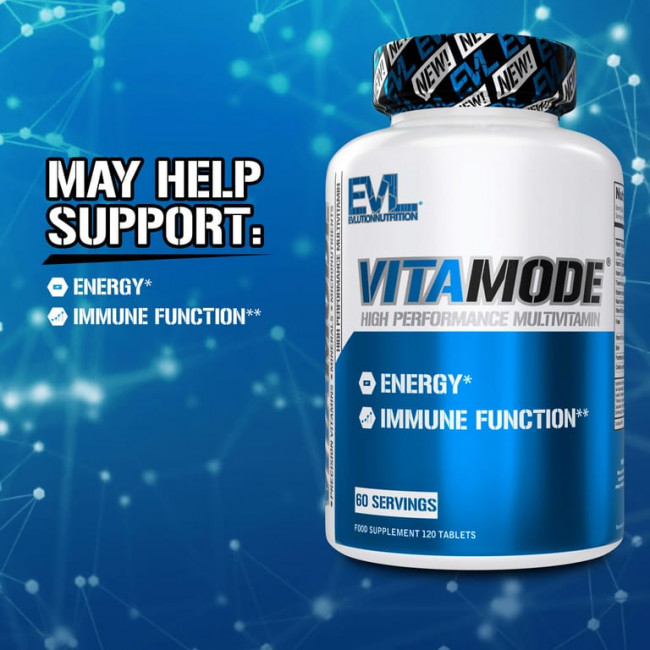 EVLution Nutrition, VitaMode®, высокоэффективные мультивитамины, 120 таблеток EVLution Nutrition, VitaMode®, высокоэффективные мультивитамины, 120 таблеток