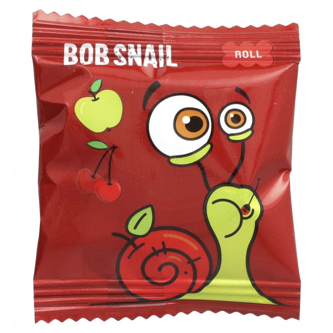 Bob Snail, Fruit Rolls, Apple-Sour Cherry, 10 Rolls, 0.35 oz (10 g) Each