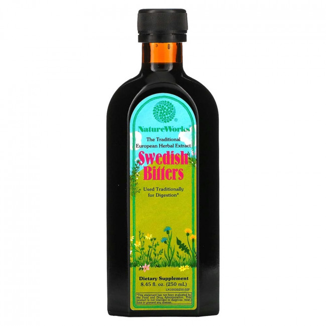Nature's Way, NatureWorks, шведская горькая настойка, 250 мл (8,45 жидк. унции) Nature's Way, NatureWorks, шведская горькая настойка, 250 мл (8,45 жидк. унции)