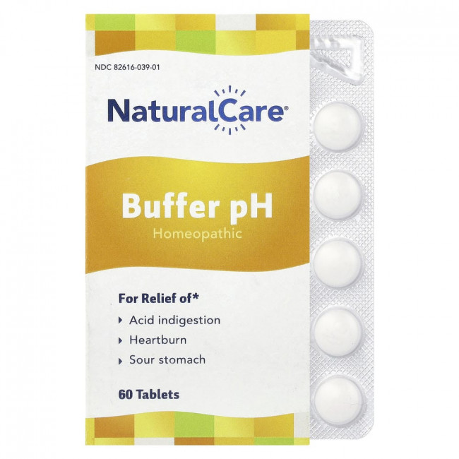 NaturalCare, буферный раствор pH, 60 таблеток (снят с производства)