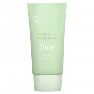 9Wishes, Pine, легкое солнцезащитное средство, SPF50 + PA ++++, 50 мл (1,7 жидк. Унции)