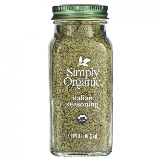 Simply Organic, Итальянская приправа, 27 г (0,95 унции)
