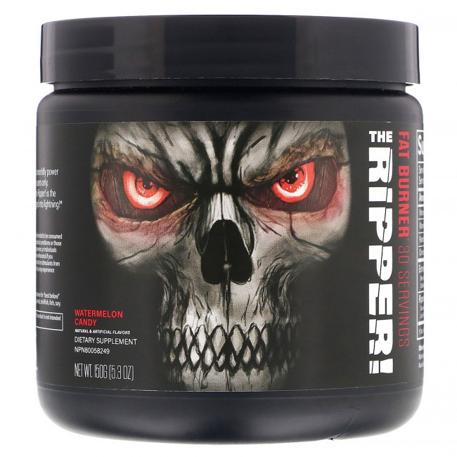 JNX Sports, The Ripper, жиросжигающая добавка, арбузная конфета, 150 г JNX Sports, The Ripper, жиросжигающая добавка, арбузная конфета, 150 г