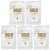Lapcos, 24K Gold Hydra Collagen Gold Foil, косметическая маска для лица премиального качества, 5 шт., 25 г (0,88 унции)