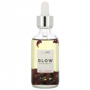Teami, Glow, масло для лица с чаем, роза и корица, 2 унции