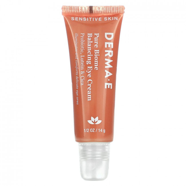DERMA E, Балансирующий крем для кожи вокруг глаз Pure Biome, 14 г (1/2 унции) DERMA E, Балансирующий крем для кожи вокруг глаз Pure Biome, 14 г (1/2 унции)