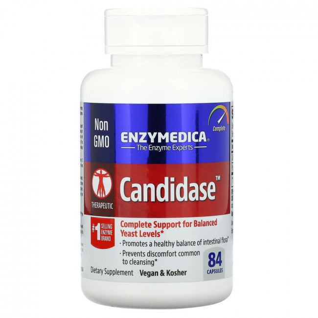 Enzymedica, Candidase, 84 капсулы Enzymedica, Candidase, 84 капсулы