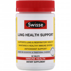Swisse, Ultiboost, поддержка здоровья легких, 90 таблеток