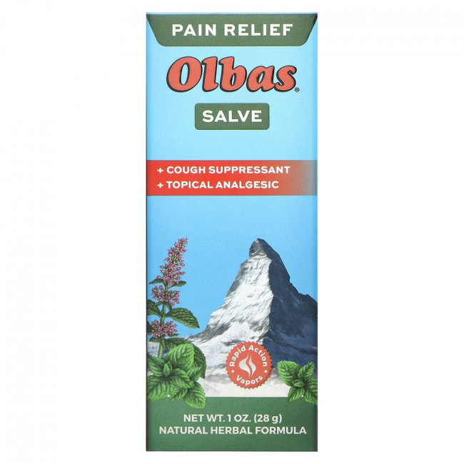 Olbas Therapeutic, Бальзам для снятия боли, 28 г (1 унция) Olbas Therapeutic, Бальзам для снятия боли, 28 г (1 унция)