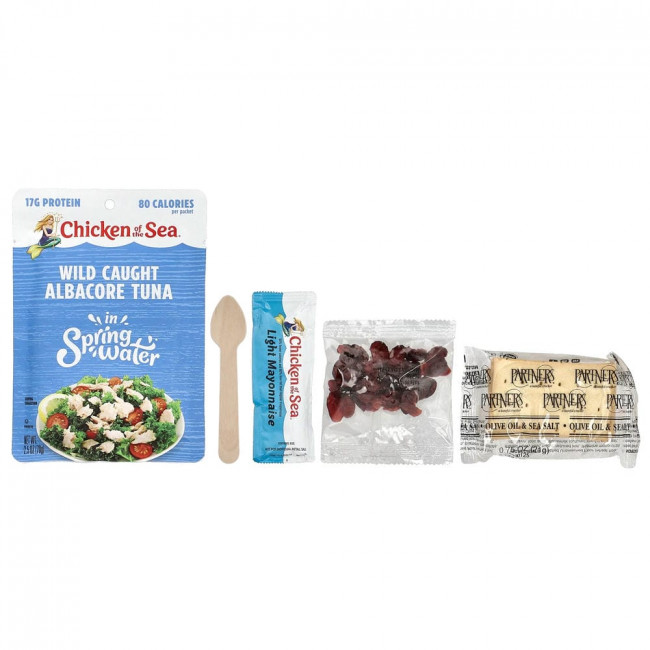 Салат из белого тунца Chicken of the Sea, Packet Up!™, 1 упаковка, 116 г (4,1 унции) Салат из белого тунца Chicken of the Sea, Packet Up!™, 1 упаковка, 116 г (4,1 унции)
