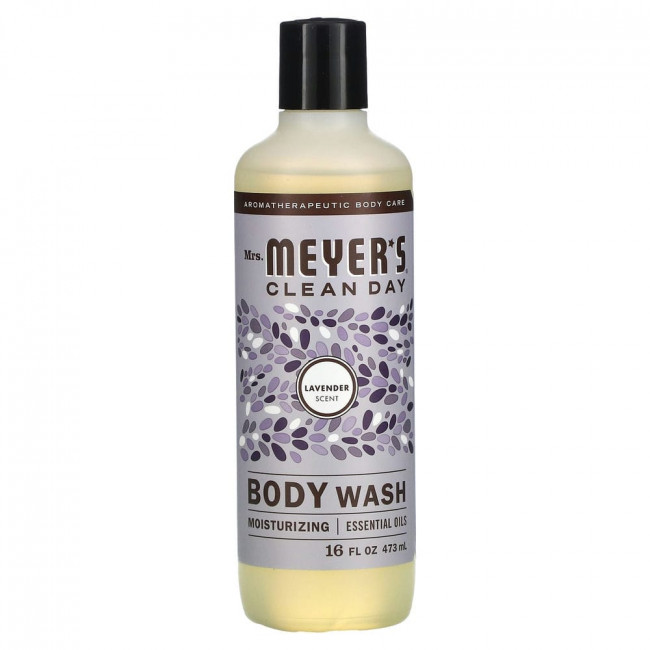 Mrs. Meyers Clean Day, Гель для душа, с лавандой, 473 мл (16 жидк. Унций)