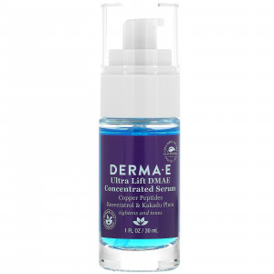 Derma E, Ultra Lift DMAE, концентрированная подтягивающая сыворотка с диметиламиноэтанолом, 30 мл (1 жидк. унция)