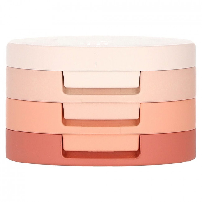 Kaja, Beauty Bento, Bouncy Chrome Shimmer & Matte Eyeshadow Trio, 16 Peach Madeline, 0.14 oz (4.1 g)
