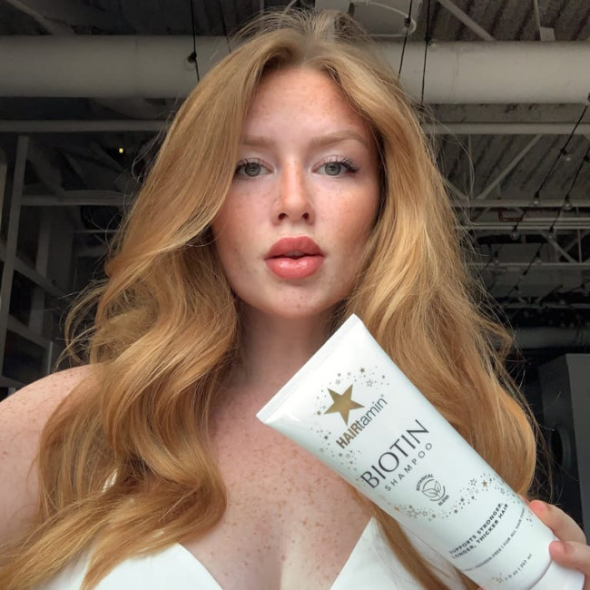HAIRtamin, Биотиновый шампунь, растительная смесь, 207 мл (7 жидк. Унций) HAIRtamin, Биотиновый шампунь, растительная смесь, 207 мл (7 жидк. Унций)