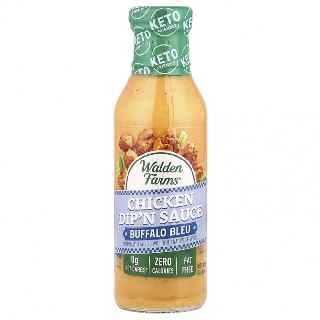 Walden Farms, Chicken Dip'N Sauce, Buffalo Bleu, 340 мл (11,5 жидк. унц.)