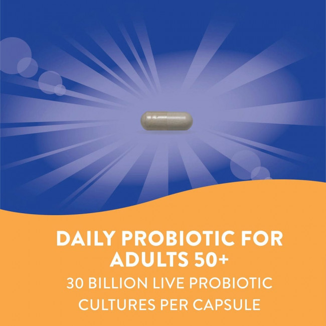 Nature's Way, Fortify, Age 50+ Probiotic + Prebiotics, Everyday Care, 30 Billion, 30 Delayed-Release Veg. Capsules Nature's Way, Fortify, Age 50+ Probiotic + Prebiotics, Everyday Care, 30 Billion, 30 Delayed-Release Veg. Capsules