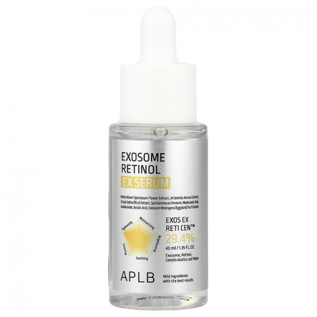 APLB, сыворотка Exosome Retinol EX, 40 мл (1,35 жидких унций) APLB, сыворотка Exosome Retinol EX, 40 мл (1,35 жидких унций)