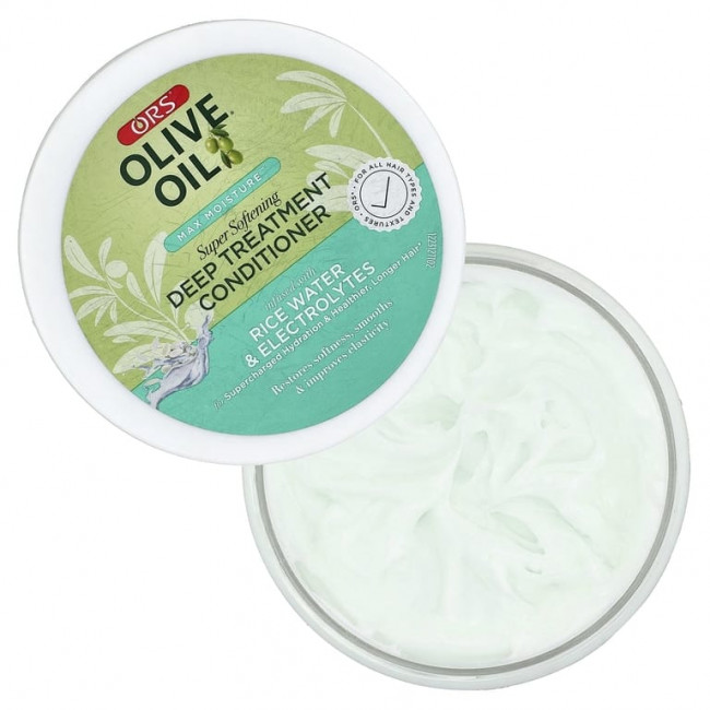 ORS, Olive Oil®, Max Moisture™, суперсмягчающий кондиционер для глубокого ухода, для всех типов и текстуры волос, 567 г (20 унций) ORS, Olive Oil®, Max Moisture™, суперсмягчающий кондиционер для глубокого ухода, для всех типов и текстуры волос, 567 г (20 унций)