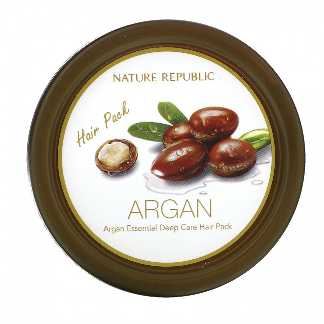Nature Republic, маска для интенсивного восстановления волос, с аргановым маслом, 200 мл (6,76 жидк. унции) Nature Republic, маска для интенсивного восстановления волос, с аргановым маслом, 200 мл (6,76 жидк. унции)