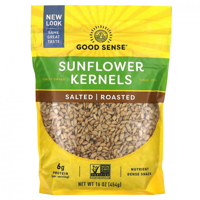 Good Sense, Sunflower Kernels, Salted & Roasted, 16 oz (454 g)