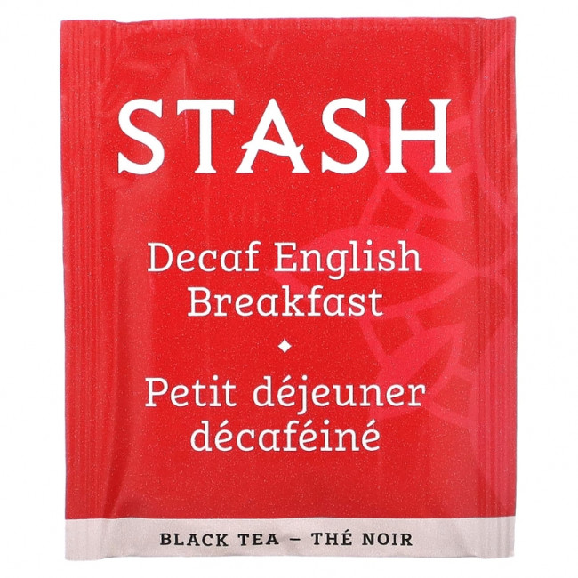 Stash Tea, Черный чай, без кофеина, английский завтрак, 18 чайных пакетиков, 36 г (1,2 унции) Stash Tea, Черный чай, без кофеина, английский завтрак, 18 чайных пакетиков, 36 г (1,2 унции)
