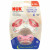 NUK, Orthodontic Pacifier Value Pack, 6-18 Months, Girl, 3 Pack