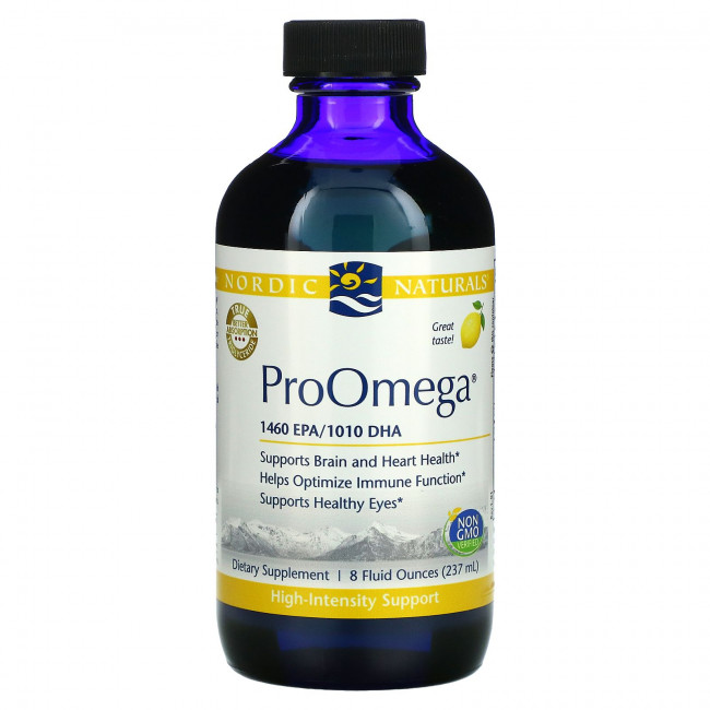 Nordic Naturals, ProOmega, лимон, 237 мл (8 жидк. унций) Nordic Naturals, ProOmega, лимон, 237 мл (8 жидк. унций)
