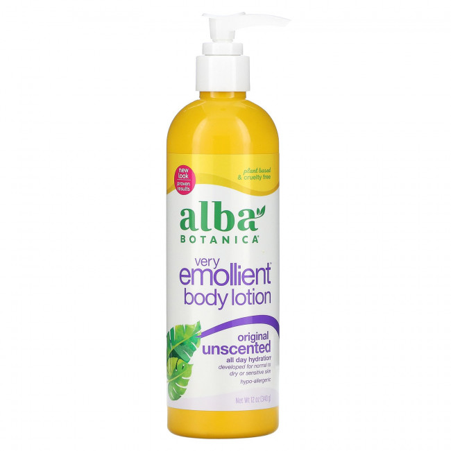 Alba Botanica, Очень смягчающий лосьон для тела, оригинальный, без запаха, 340 г (12 унций) Alba Botanica, Очень смягчающий лосьон для тела, оригинальный, без запаха, 340 г (12 унций)