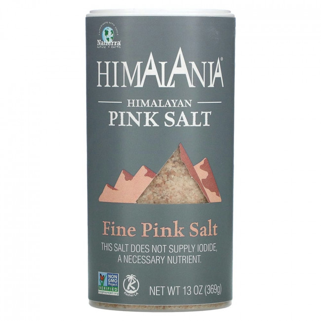 Himalania, мелкая розовая гималайская соль, 369 г (13 унций) Himalania, мелкая розовая гималайская соль, 369 г (13 унций)