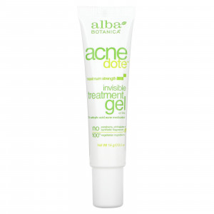 Alba Botanica, Acne Dote, невидимый гель по уходу за кожей, нежирный, 14 г (0,5 унции)