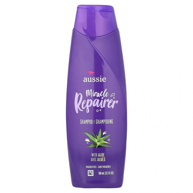 Aussie, Miracle Repair, шампунь с алоэ, 360 мл (12,1 жидк. унции) Aussie, Miracle Repair, шампунь с алоэ, 360 мл (12,1 жидк. унции)