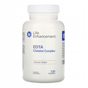 Life Enhancement, Chelator Complex, комплекс с ЭДТК, 120 капсул