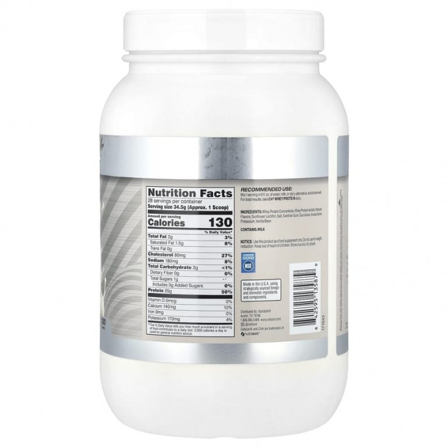C4 / Cellucor, C4® Whey Protein, ваниль, 966 г (2,13 фунта)