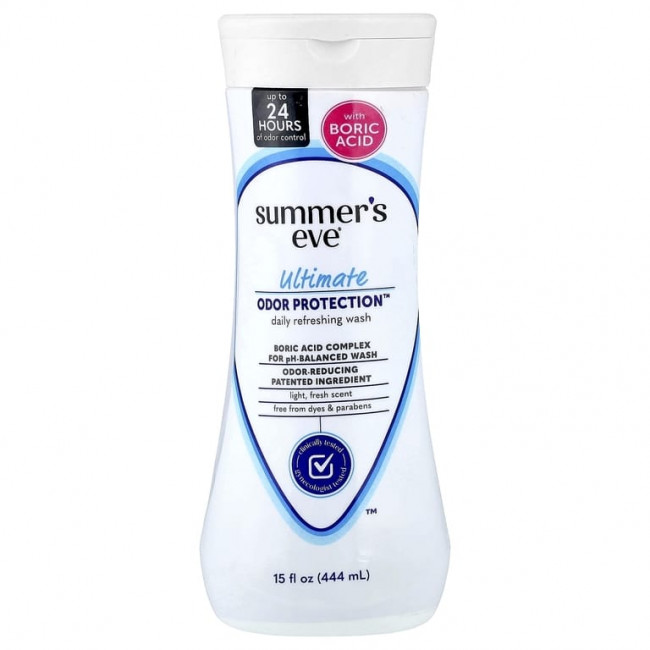 Summer's Eve, Ultimate Odor Protection™, очищающий кондиционер для ежедневного использования, легкая свежесть, 444 мл (15 жидк. унций) Summer's Eve, Ultimate Odor Protection™, очищающий кондиционер для ежедневного использования, легкая свежесть, 444 мл (15 жидк. унций)
