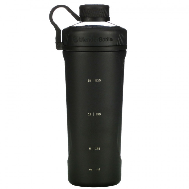 Blender Bottle, Radian, из изолированной нержавеющей стали, матовый черный, 770 мл (26 унций) Blender Bottle, Radian, из изолированной нержавеющей стали, матовый черный, 770 мл (26 унций)