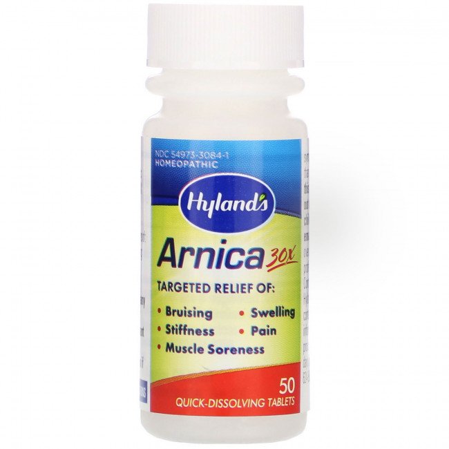 Hyland's, Арника 30X, 50 Быстрорастворимых таблеток