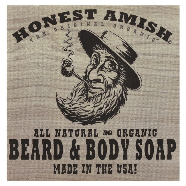 Honest Amish, Мыло Slick Beard & Body Bar, 1 шт. Honest Amish, Мыло Slick Beard & Body Bar, 1 шт.