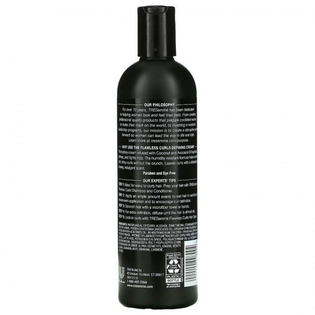 Tresemme, Крем для формирования локонов Flawless, с кокосом и авокадо, 355 мл (12 жидк. Унций) Tresemme, Крем для формирования локонов Flawless, с кокосом и авокадо, 355 мл (12 жидк. Унций)