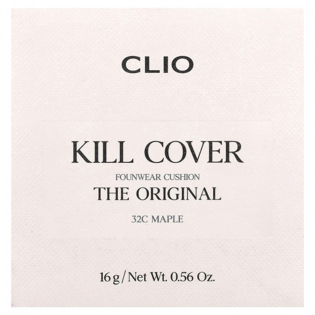 Накладные губы Clio Kill Cover FounWear Cushion, цвет 32C Maple, 16 г (0,56 унции) Накладные губы Clio Kill Cover FounWear Cushion, цвет 32C Maple, 16 г (0,56 унции)