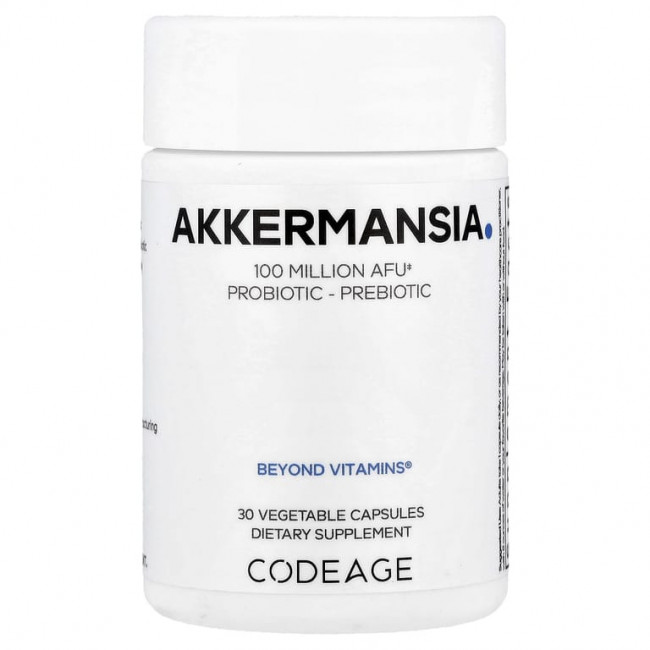 Codeage, Akkermansia, 30 растительных капсул