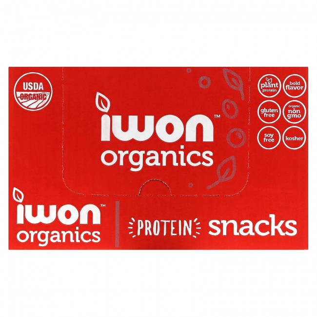 IWON Organics, Organics Protein Puffs, карамелизованный лук, 8 пакетиков по 42 г (1,5 унции) IWON Organics, Organics Protein Puffs, карамелизованный лук, 8 пакетиков по 42 г (1,5 унции)