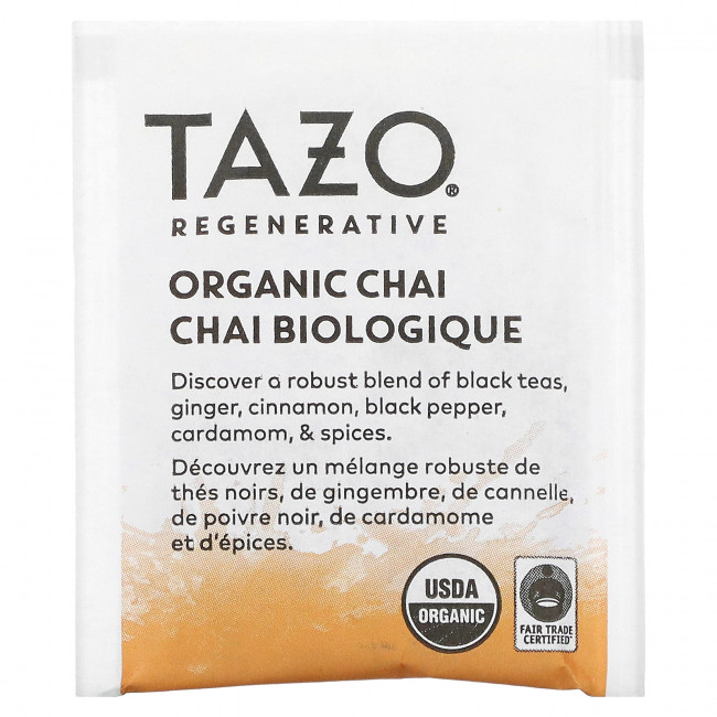 Tazo Teas, Regenerative, органический чай, черный чай, 16 чайных пакетиков, 43 г (1,5 унции) Tazo Teas, Regenerative, органический чай, черный чай, 16 чайных пакетиков, 43 г (1,5 унции)